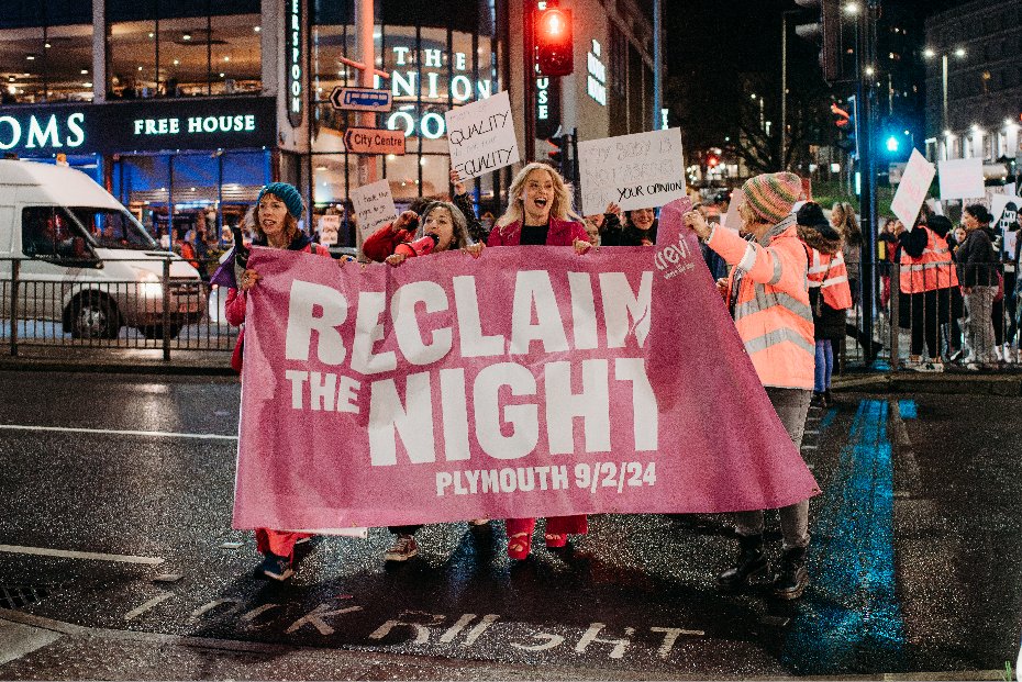 RECLAIM THE NIGHT 2025. 
Join us on Friday, February 7, 2025, during Sexual Violence Awareness Week, as we return for the second year of Reclaim the Night in Plymouth!
Sign up today tinyurl.com/reclaim-the-ni…
#TreviWomen #ReclaimTheNight #RTNPLYMOUTH <a href="/artsuniplym/">Arts University Plymouth</a>