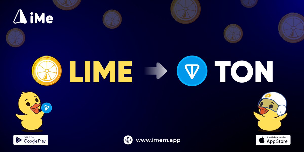 iMePlatform's tweet photo. 🚀$LIME is coming to @ton_blockchain! 

🔥 In Q1 2025, a portion of LIME tokens will be burned to launch on the rapidly growing TON blockchain.

✈️ This move will empower LIME to thrive within the Telegram ecosystem—unlocking new utilities of iMe & LIME Game!

Our mission: mass adoption and seamless tools for users. 🌟

Stay tuned—2025 is going to be massive!

#iMe #LIME #TON #Telegram #Crypto #LIMEGame #TheOpenNetwork