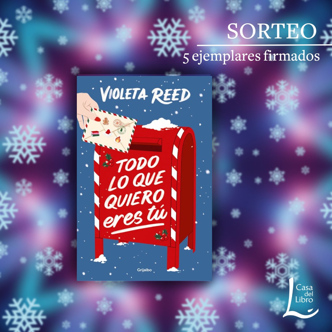 casadellibro's tweet photo. ✨ ¡SORTEO! ✨

Esta Navidad, prepárate para enamorarte con "Todo lo que quiero eres tú", la nueva novela de Violeta Reed.

¿Cómo participar?

✅ Síguenos
❤️ Dale like
🗨️¿Qué pedirías a Santa esta Navidad?

🎉 Ganadores 24/12

📜 Bases legales: https://t.co/Dh9G2oygT7 https://t.co/RyiKK4hk1y