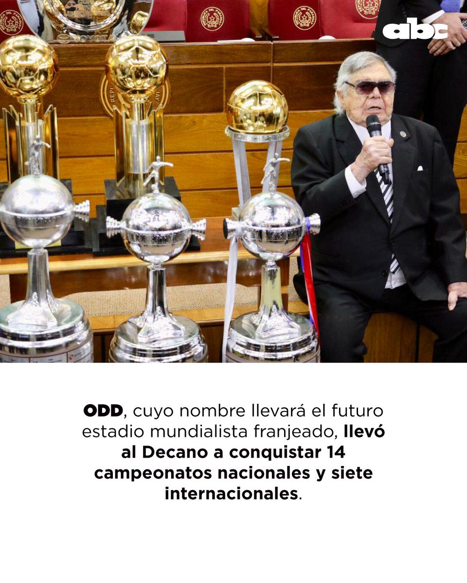 ABCDeportes's tweet photo. #Olimpia El 17 de diciembre de 1973, Osvaldo Domínguez Dibb asumía la presidencia de Olimpia, tras el cierre del ciclo de don Nicolás Bó. Con el tiempo, se convertiría en el directivo más ganador, no solo de su club, sino del fútbol paraguayo.

👉Leé más: https://t.co/8iNVnLwIeF https://t.co/wffwRucdbf