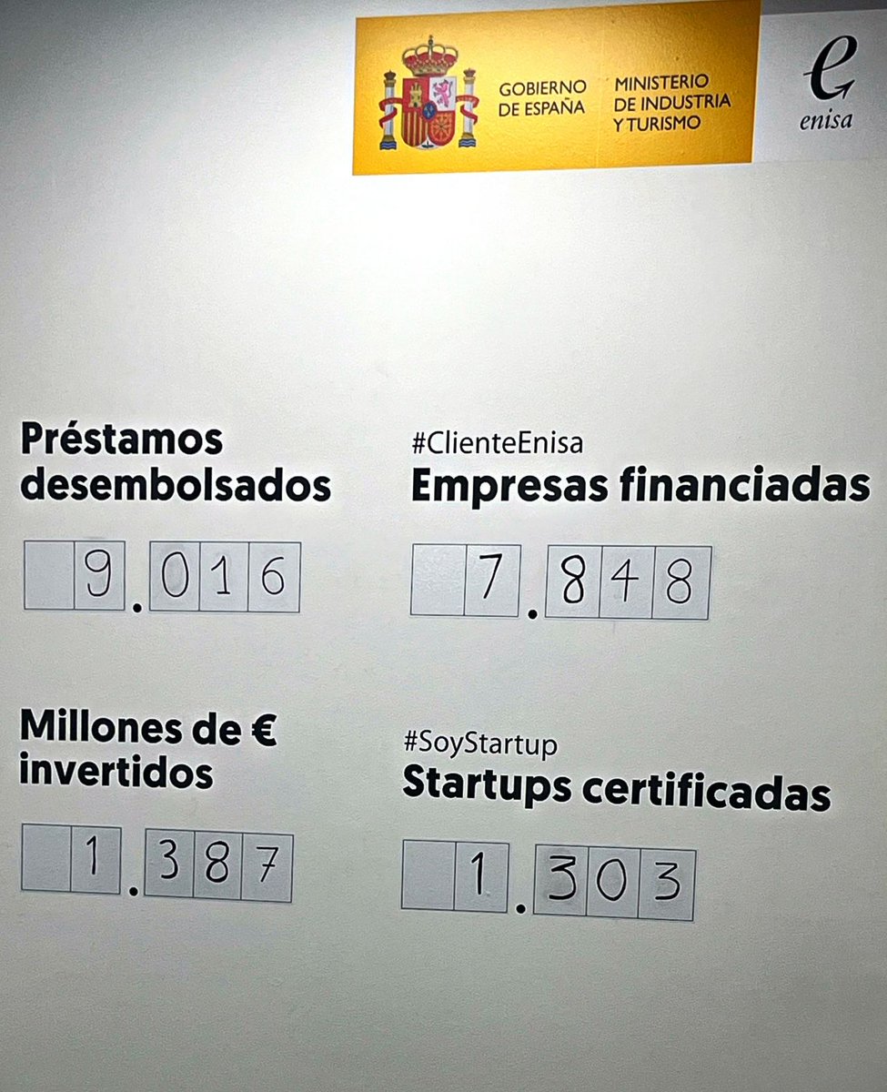 💥Espectacular la iniciativa de <a href="/enisa/">enisa</a>  con el emprendimiento innovador de cara el 2025 y 2026. 

La semana pasada conocimos en la sede de Enisa de primera mano las novedades. 

👉 Creación de un Fondo de 303M€. Objetivo de desembolso para Julio 2026.

👉 Desembolos de 200M€ al