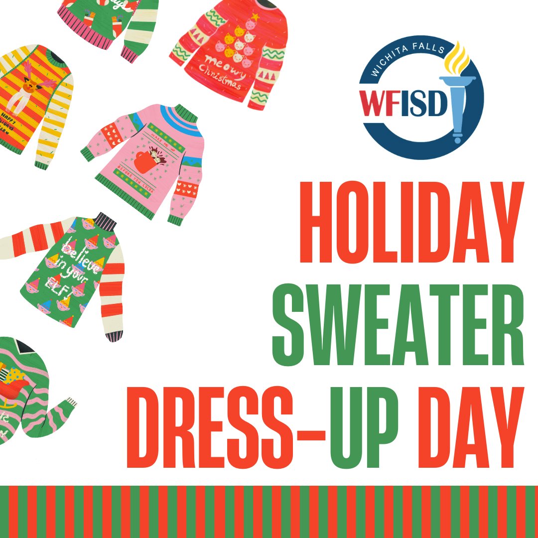 It's finally #HolidaySweaterDressUpDay! We all know you have holiday sweaters somewhere in the back of your closet that you haven't seen since the last December. Dust them off and wear them TODAY! #SweaterUp!

Show us your holiday sweaters in the comments!