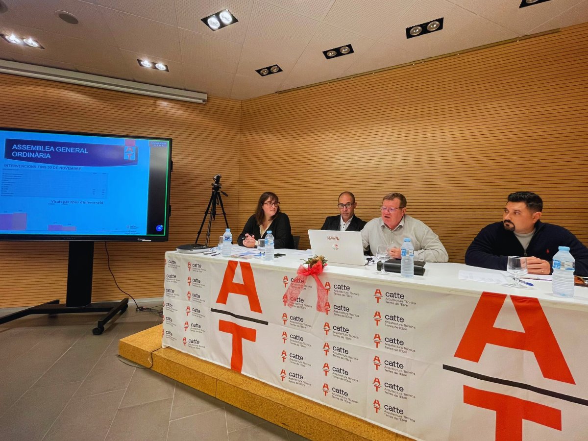caateete's tweet photo. 📅 Dilluns 16 de desembre, vam celebrar l’Assemblea General Ordinària al Col·legi de l'Arquitectura Tècnica de les Terres de l'Ebre. ✅Es van aprovar els pressupostos del 2025 i es va presentar el programa d'activitats per al pròxim any. #CATTE #ArquitecturaTècnica #TerresdelEbre https://t.co/XFN0p45d8i