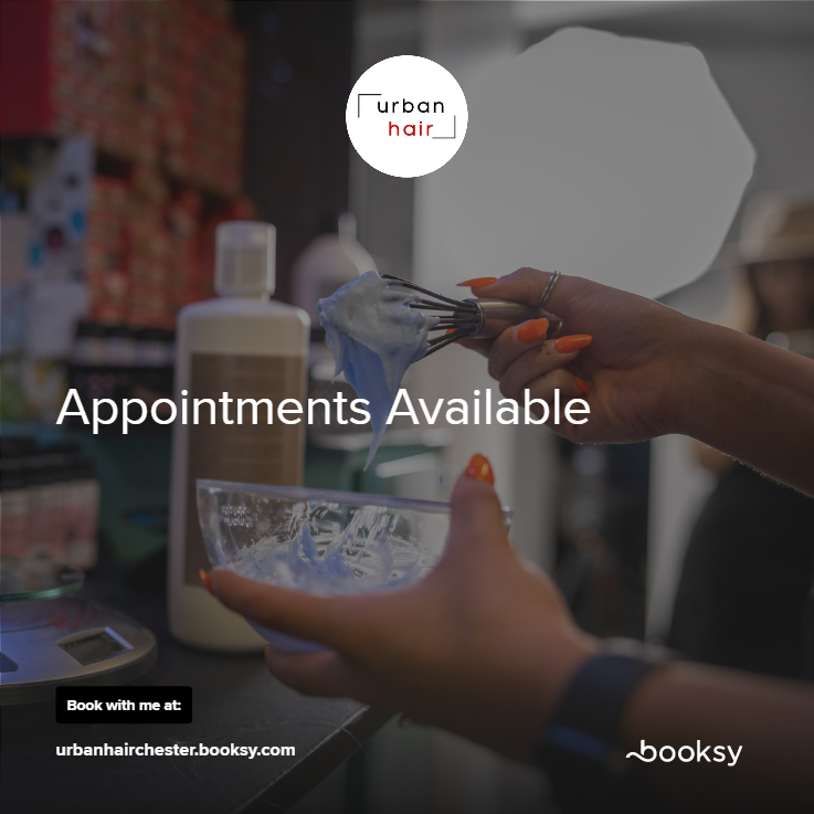 #chesterhour

<a href="/urbanhair_2/">urbanhair</a> is taking appointments for haircuts and colours

Steve has over 35 years of hairdressing experience in #Chester

DM to book a FREE consultation and make an appointment

 #Hoole #homesalon