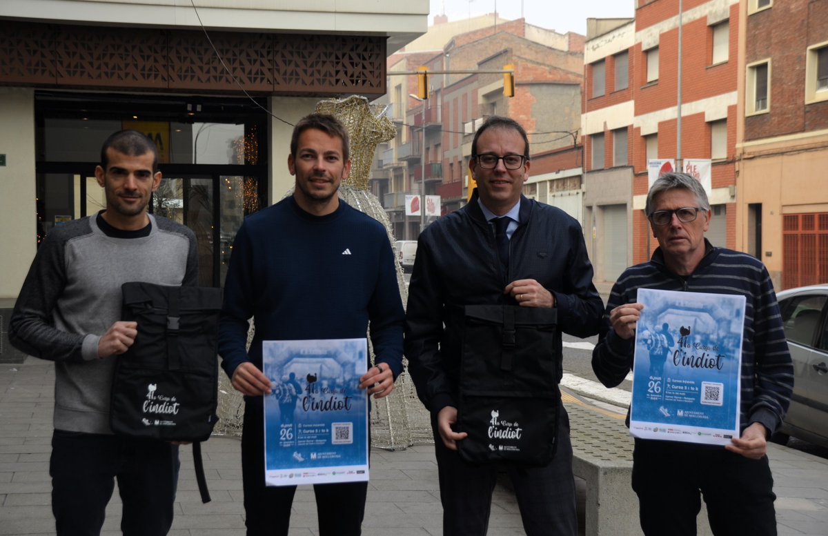 ajdemollerussa's tweet photo. 🦃La 41a Cursa de l’Indiot torna a sortir del @teatrelamistat  amb un circuit ja homologat de 5 i 10 Km
🦃La prova, que comença a les 10 del matí i puntua per a la Lliga Ponent, espera 750 inscrits entre les curses absolutes i les infantils
👉https://t.co/KzoFg8BdL9 https://t.co/jNST5WAUCD