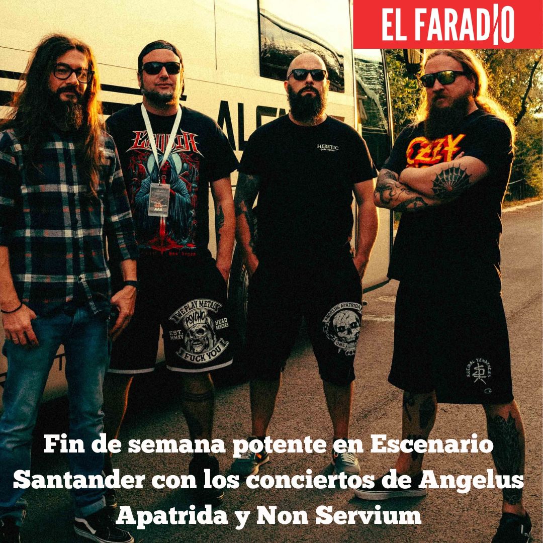 elfaradio's tweet photo. Fin de semana potente en @escenaesencial con los conciertos de @AngelusApatrida y Non Servium
https://t.co/6dNuUVBRUN
#Creadores #EscenarioSantander #AngelusApatrida #Sanngre #NonServium #KarneCruda #Zaborra #AgainstYou https://t.co/Qmh6LMRrmQ
