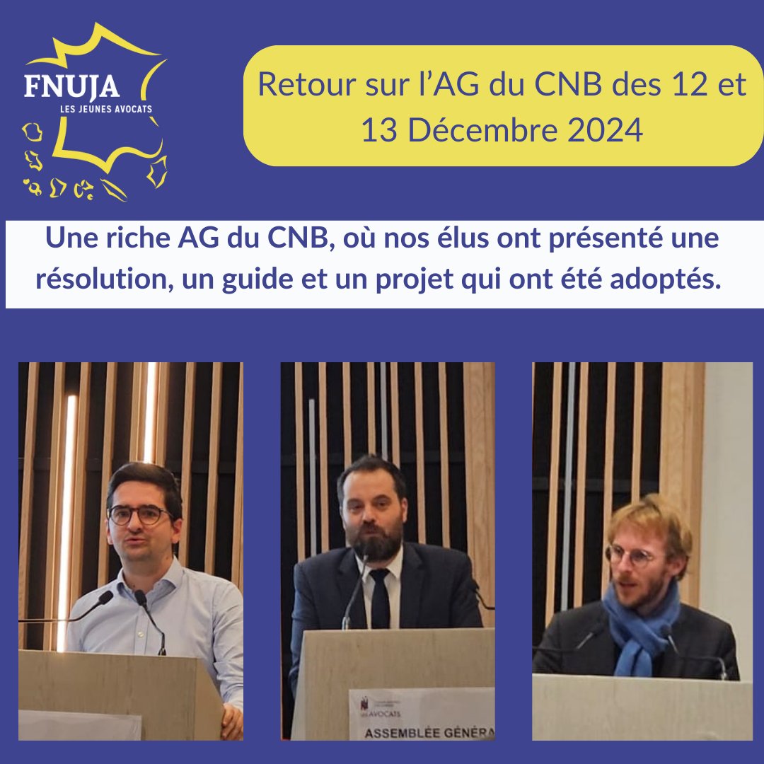 Fédération Nationale des Unions de Jeunes Avocats tweet media