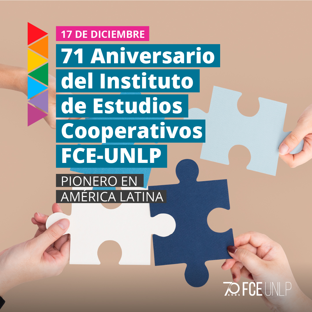 iecoopfceunlp's tweet photo. Hoy celebramos nuestro 71° Aniversario. Todo un tiempo vivido dedicado a la promoción del #cooperativismo y la formación en valores #solidarios con impacto positivo en la comunidad a través del dictado de la Tecnicatura, la Investigación y la Extensión Universitaria. https://t.co/tHXzkxuOPC