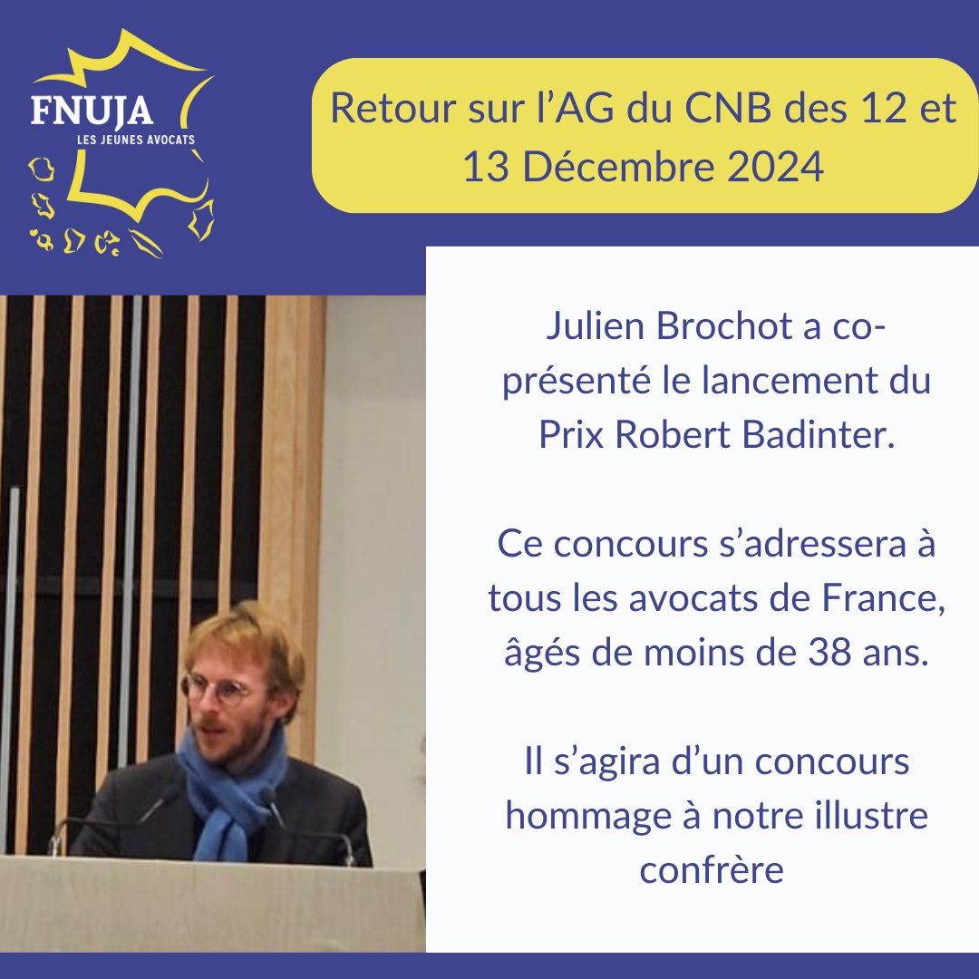 Fédération Nationale des Unions de Jeunes Avocats tweet media