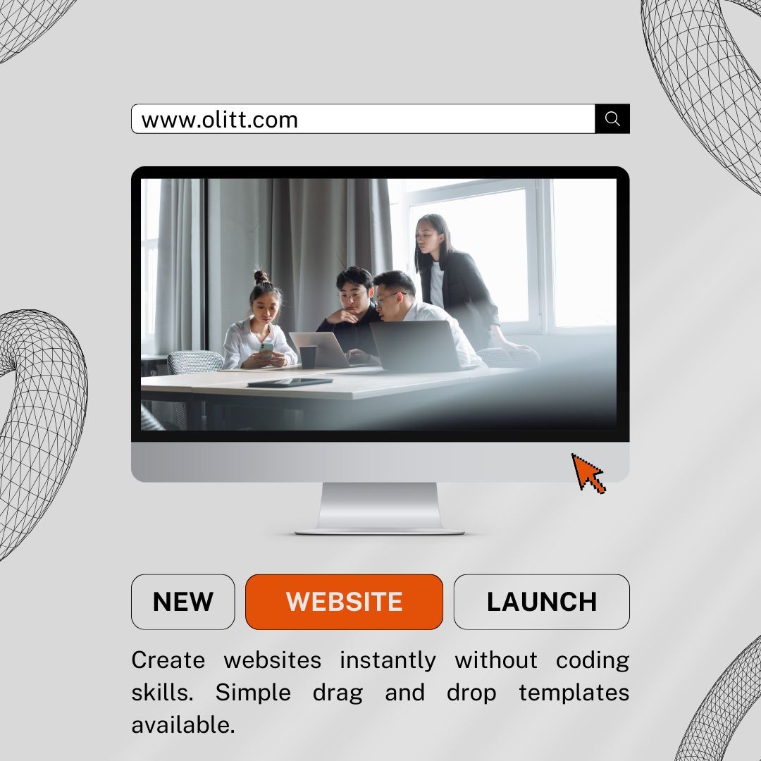 OLITTcom's tweet image. No coding needed just drag and drop #websitedesign #hiredeveloper #websitebuilder