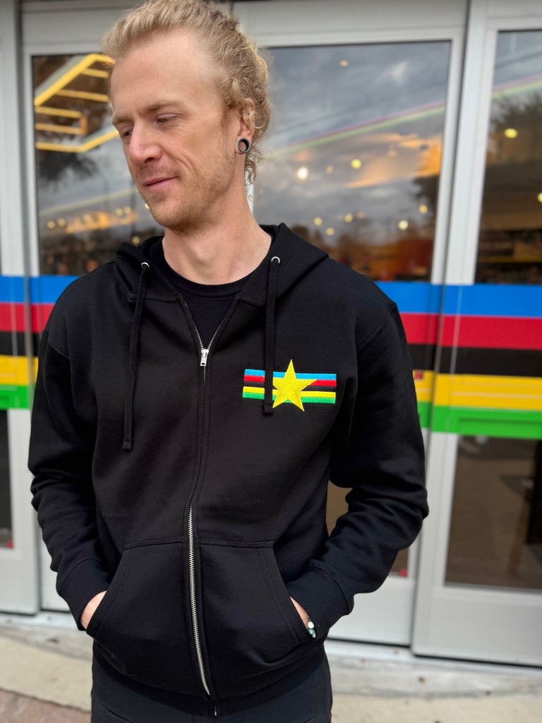 It's hoodie season. And the new MJ's Muraida Stripe Hoodie is here for it. Jet black with our Muraida Stripe logo embroidered on the front. Get yours here: shop.mellowjohnnys.com/collections/th… 

#rideyourbike