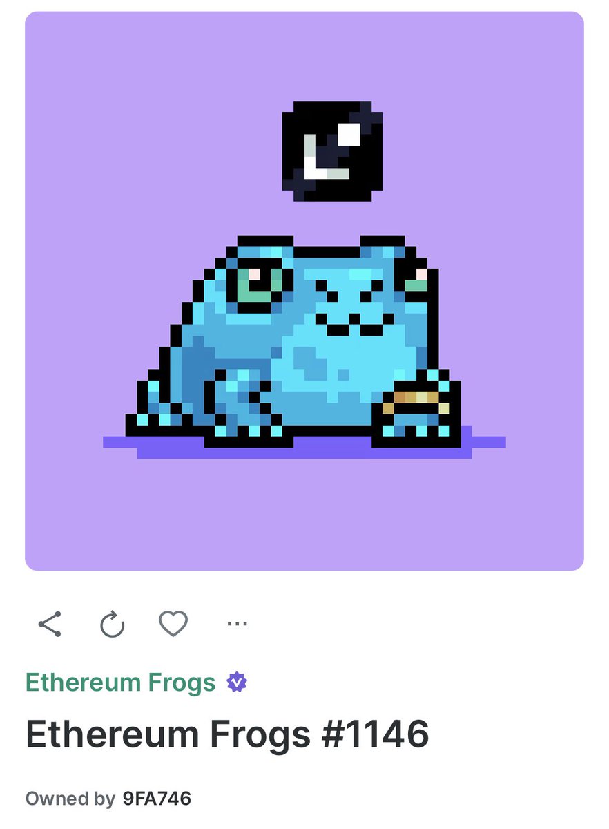 Everyone is focused on $PENGU and <a href="/pudgypenguins/">Pudgy Penguins</a> 🎯

They’re probably right but from experience, it’s also the best time to buy while no one’s looking 👀

Hi <a href="/efrogs_on_linea/">Ethereum Frogs 🐸</a> ☺️