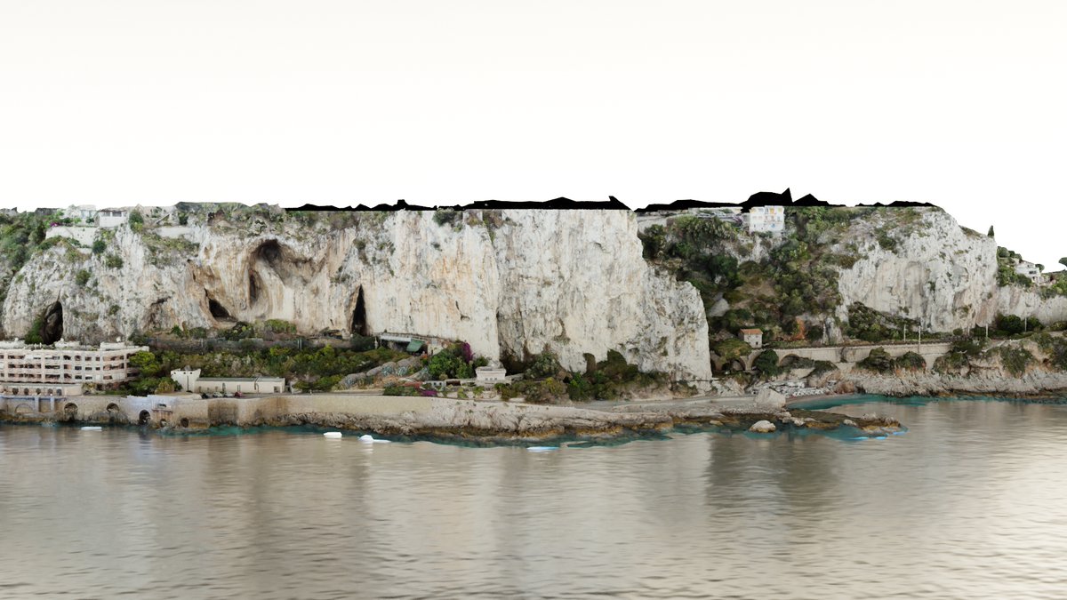 How does a scientist spend a Tuesday morning? Making a reconstruction in Blender (with the help of ChatGPT) of a cliff site close to the French border, from more than 1000 aerial nadir and oblique photos.