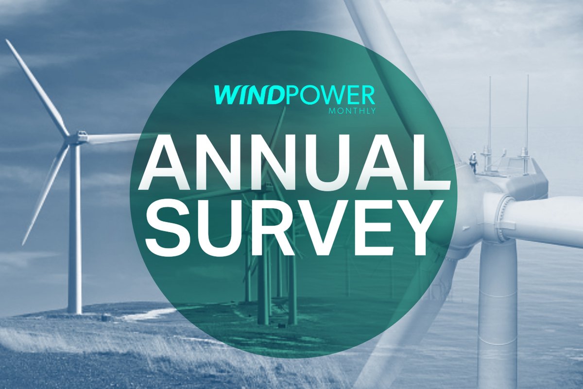 Windpower Monthly's annual 'State of the Industry' survey only takes a few minutes and it's a chance to say how you think the wind industry performed this year and how you think it will do in 2025. Complete the survey here: tinyurl.com/235f75st 
#windpower #renewables #survey
