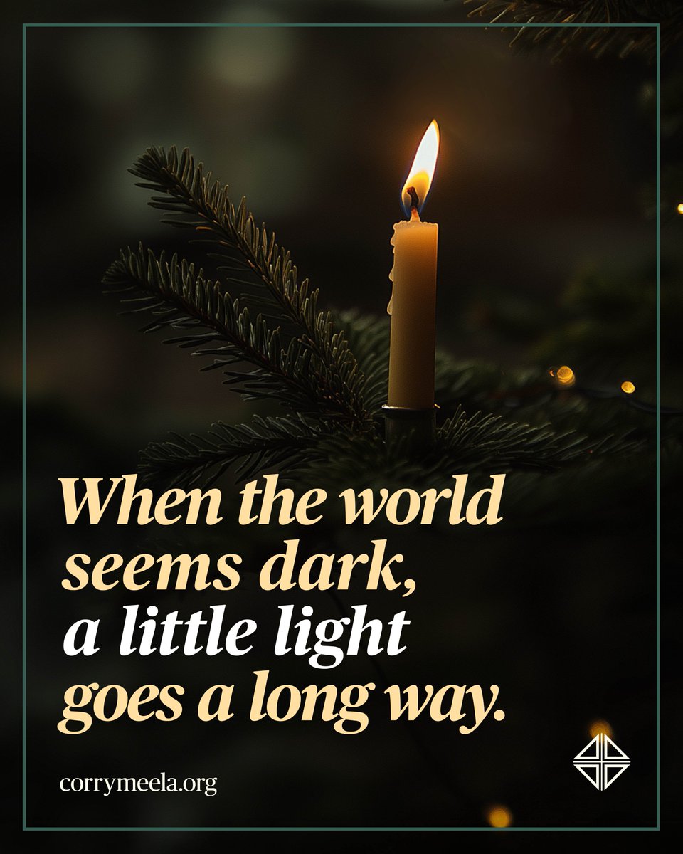 In times of darkness, we remember those who have brought light to our lives with hope, courage, and compassion.

Honour someone special and shine a light for peace on our virtual tree this Christmas:  tinyurl.com/4acm4net ✨ #ShineALight #Corrymeela