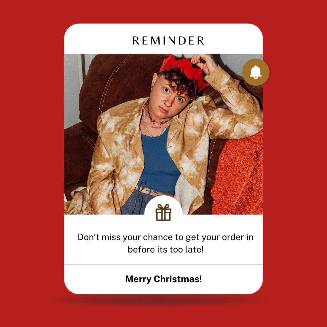 Order before FRIDAY 20th December at 12.00pm GMT to ensure you get your order before Christmas.

PLEASE NOTE: This is for UK orders and is set by Royal Mail. We are not responsible for any delays caused after we fulfil orders.

Make your order ASAP to avoid disappointment.