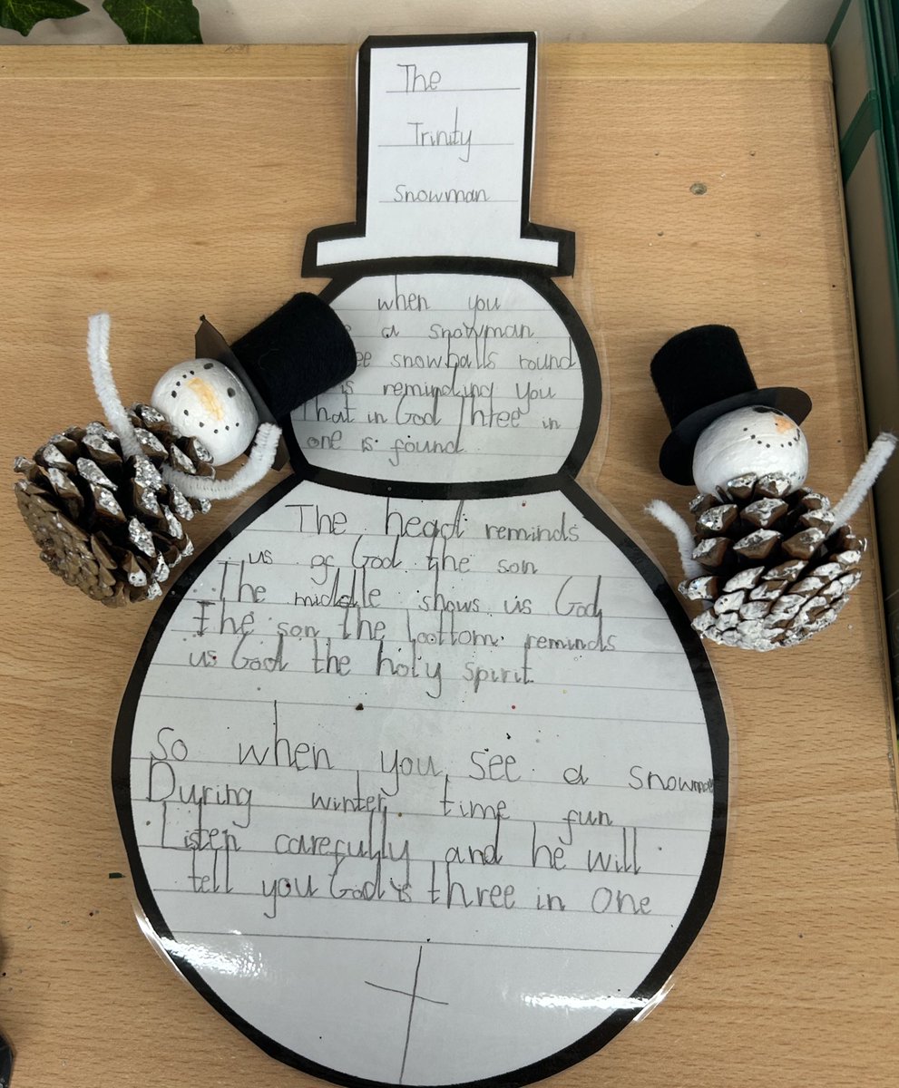 The Trinity Snowman #Christmas #Re #KS1