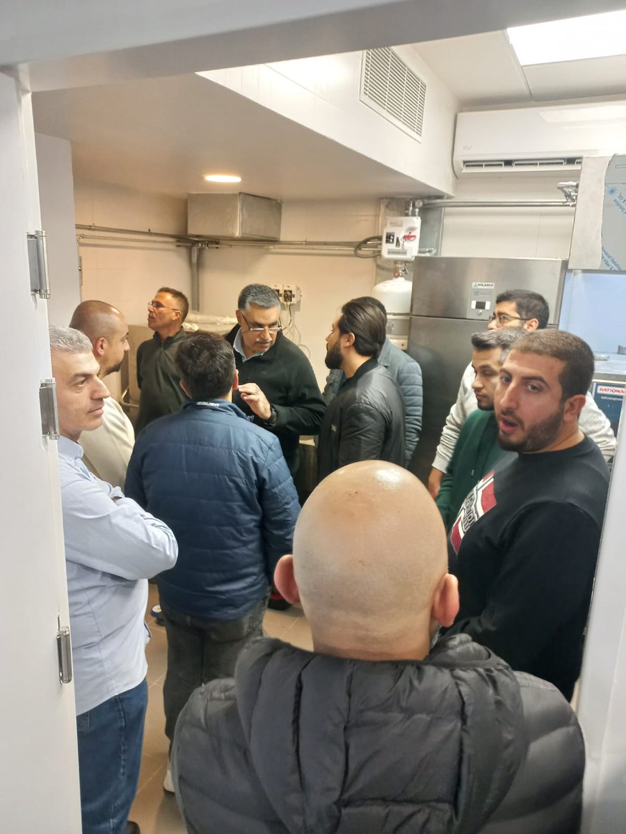 SSUAUB's tweet photo. Our Life & Fire Safety team completed the handover inspection at the Courtyard Cafeteria @AUB_FAFSβtesting fire alarms, kitchen hood protection, and LPG piping for leaks. Ensuring a safe campus is always a priority. #CampusSafety #EHSRM #FireSafety #AUB https://t.co/JWoUTwIkPO