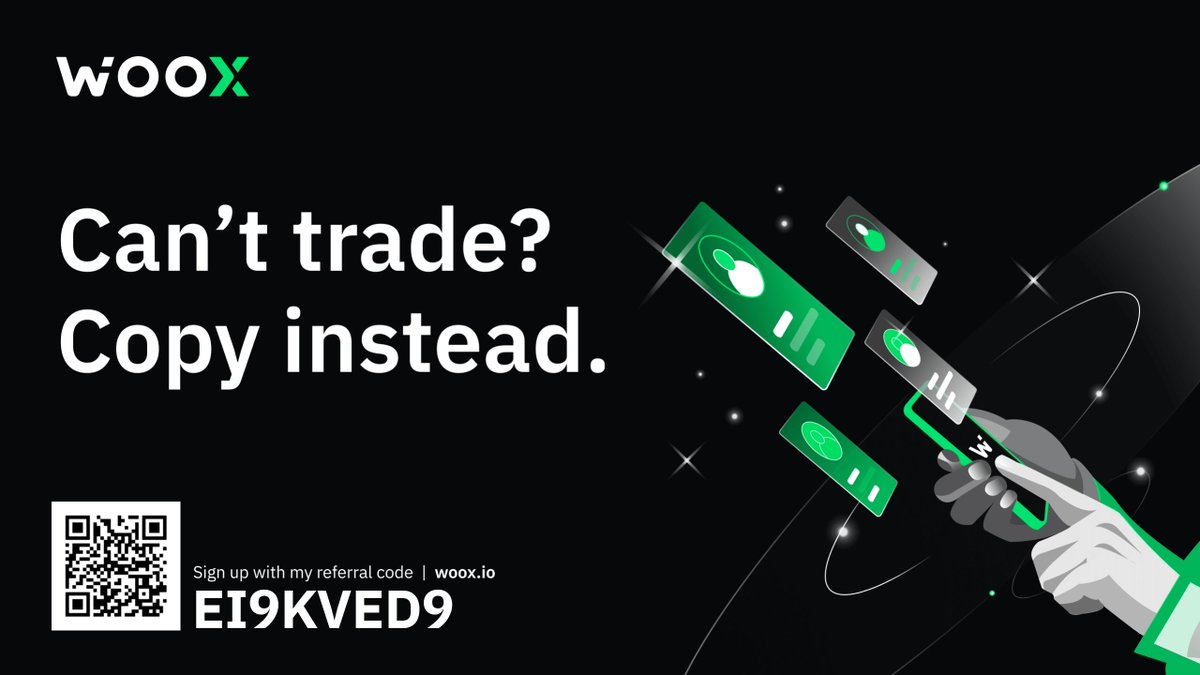 Copy trade one of many experienced traders on WOOX

Register here now! woox.io/register?ref=E…

#Crypto #CryptoTrading $doge $pepe $woo