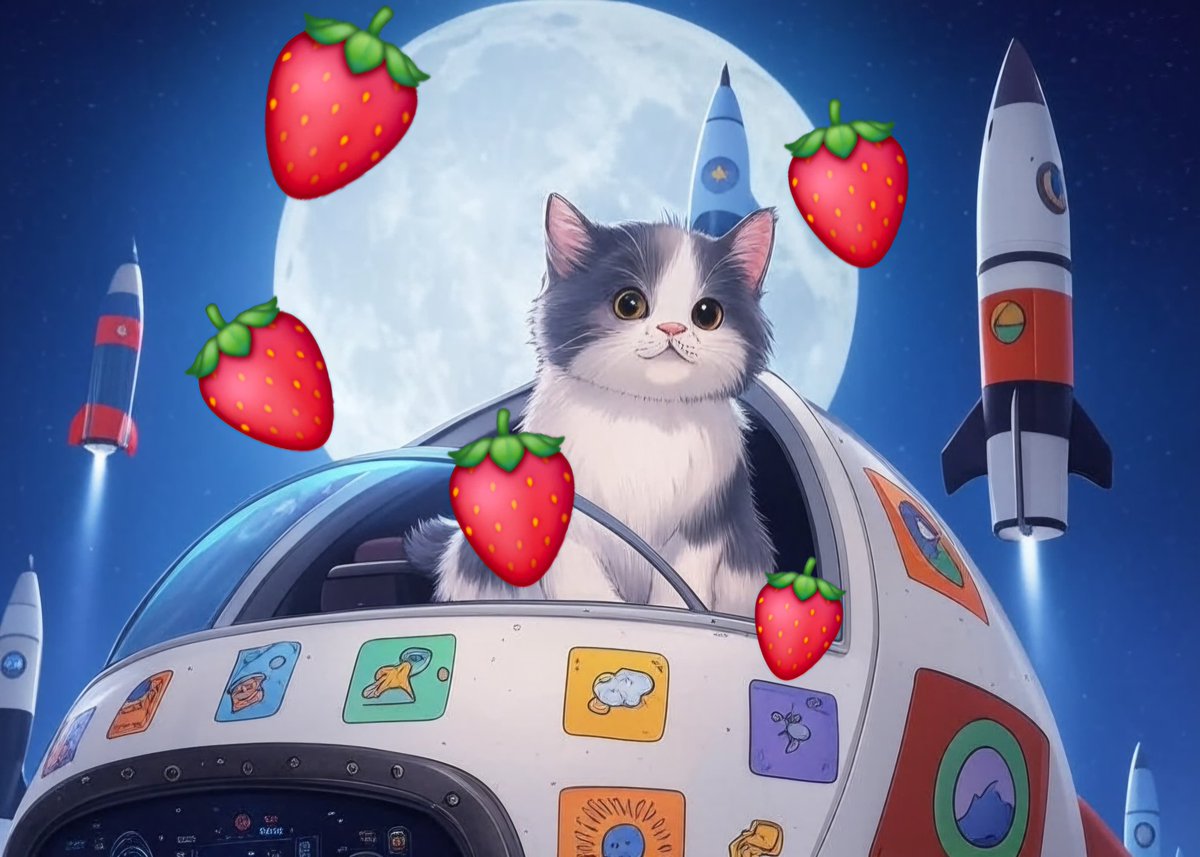 CatberryToken's tweet photo. Gmeow! It's cat season! 

100x for $CATBERRY soon 🚀 https://t.co/vkmoKo5jJK