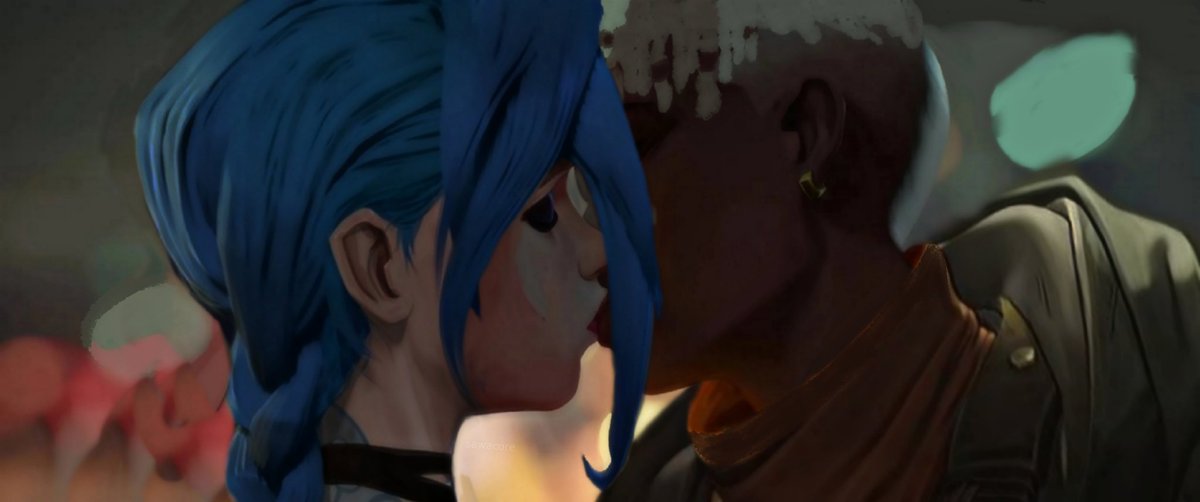 sawacore's tweet image. If you they don't want to give me the kiss of Jinx and Ekko of the main universe, I will do this myself 

#timebomb #arcane