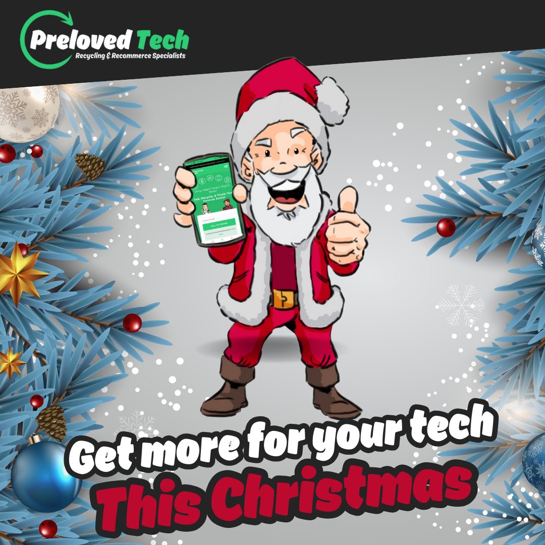 preloved_tech's tweet photo. Get more cash for your tech this Christmas at https://t.co/pVMifUPtj1
Its easy to sell your unwanted devices, and we'll cover all the shipping costs too. Once your device has been checked, we'll send some lovely cash straight to your bank - all within 48hours!
#recycletoday https://t.co/9fC0wa3doT