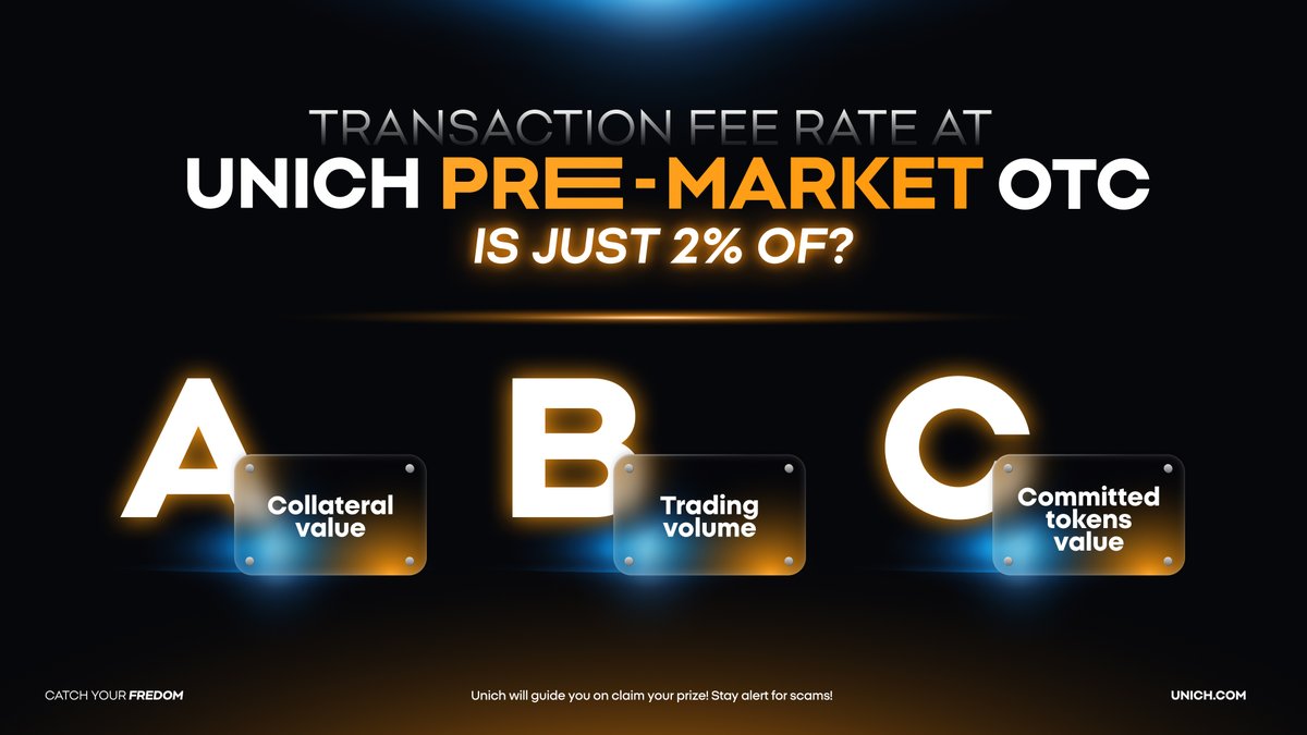 🧡UNICH GIVEAWAY 17🧡

Market always stays quiet before sudden pumps🚀. Instead of waiting anxiously, join #Unich now and grab free profit opportunities!

To Enter:
1️⃣RT + Follow <a href="/unich_com/">Unich.com 🆓</a>
2️⃣Tag 3 friends
3️⃣Answer the question in pic!

Prize: Another 1 $SOL for 5 lucky winners!