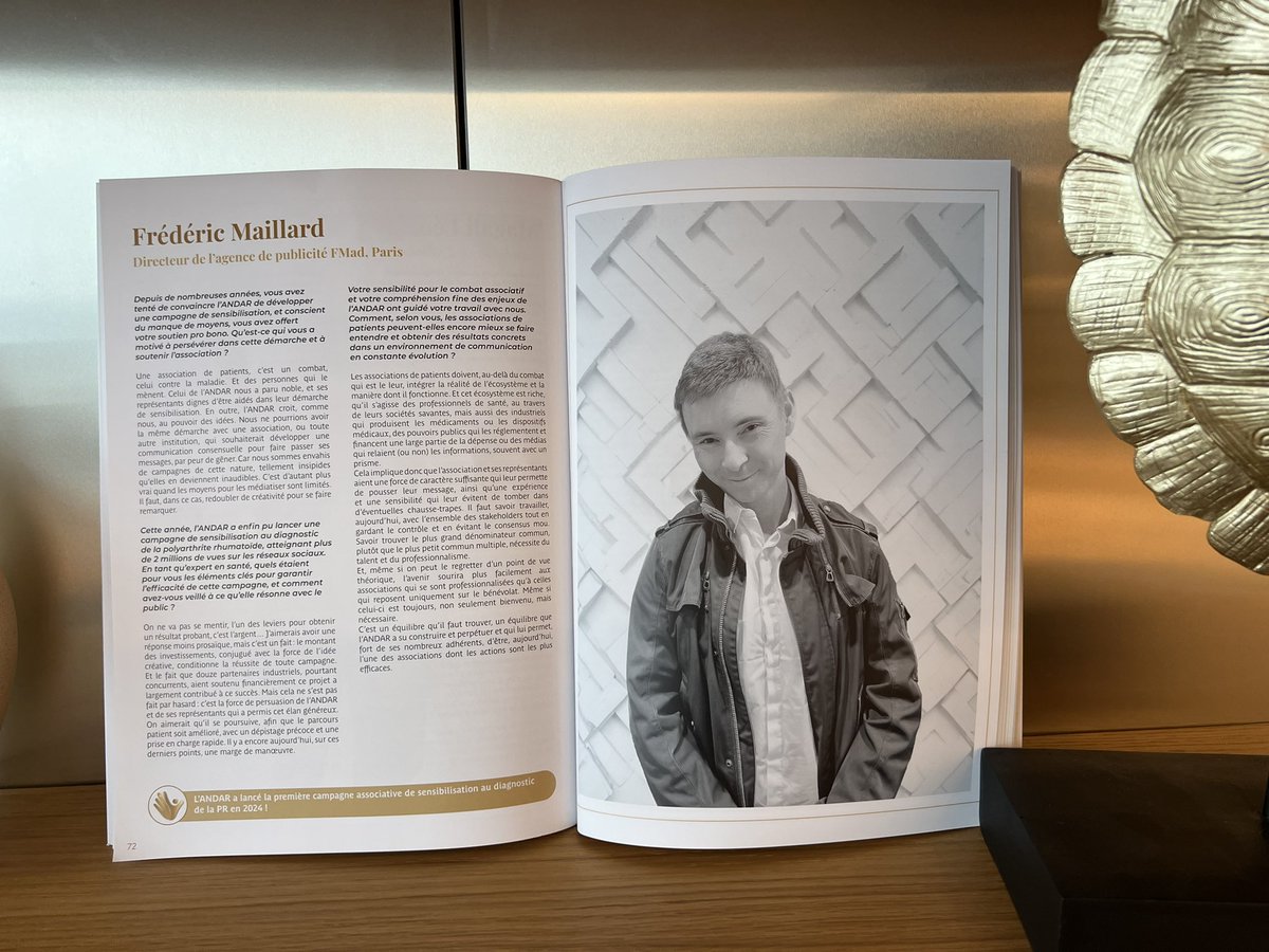 fmaillard's tweet photo. Fier de faire partie des 40 portraits dans le livre publié par l’ANDAR pour ses 40 ans ! Un projet qui met en lumière des parcours inspirants (en tout cas les 39 autres) et qui montre à quel point l’engagement collectif peut faire bouger les lignes. 🙌 https://t.co/BVXZ8h9Oz7
