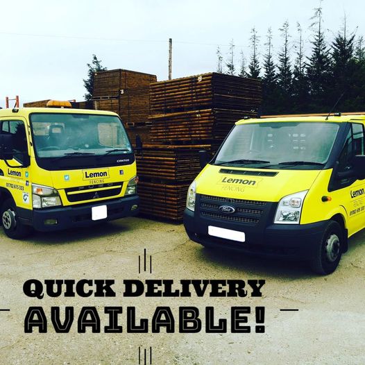 lemonfencing's tweet image. We offer a quick delivery service! Order online, in store or contact us to place your orders on 01702965620/615333. Or if you would like to collect we have plenty of materials in stock. #LemonFencing #Delivery #Fencing #Materials #Southend #Essex