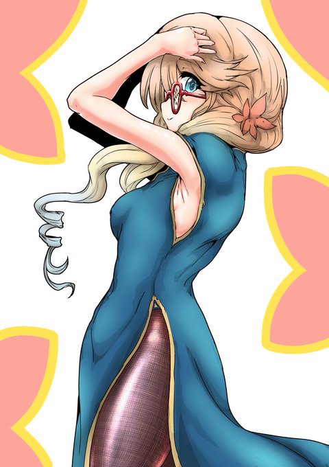 今日の日課はチーパオ黒タイツ桜乃そらせんせーです 