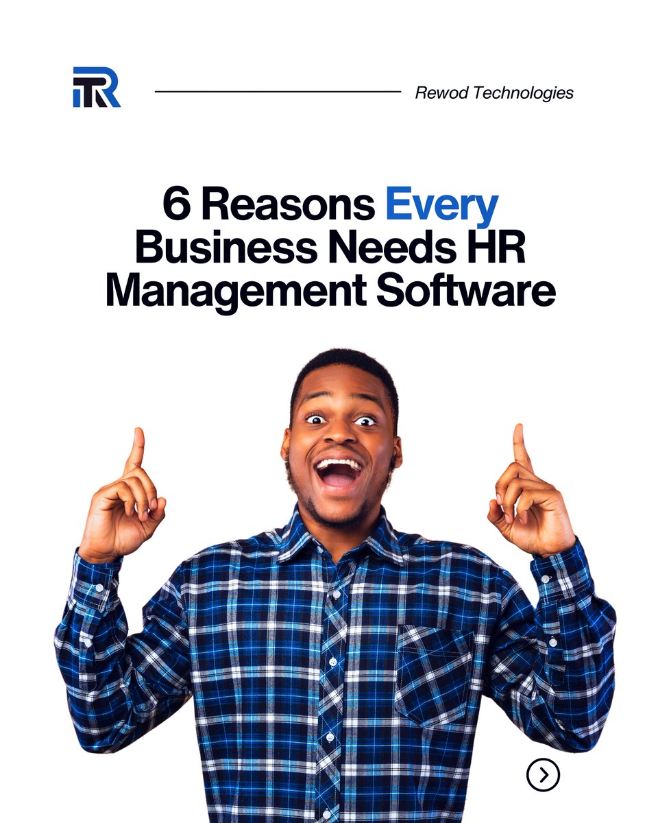 rewodtech's tweet photo. 💼 Why does every business need HR management software? Here are 6 game-changing reasons to simplify your HR processes and improve productivity! 🚀

🔗 Learn more: https://t.co/Zfr6pzyqCi

#HRSoftware #BusinessEfficiency #HR #TechForBusiness #softwaredeveloper https://t.co/EBhLjHkzga