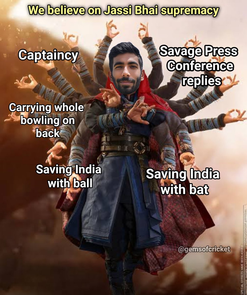 dr_artisticsoul's tweet photo. Jasprit Bumrah saved India from followon 
Jassi bhai 🙌🏼
#GabbaTest #AUSvINDIA https://t.co/dwy01aJfLk