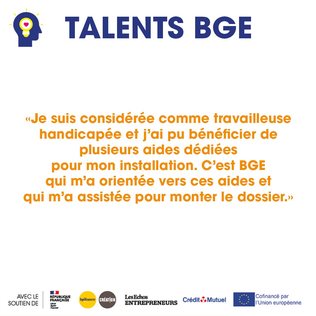 Manuela fait partie de nos Talents BGE 2024 pour la région Bretagne. Accompagnée par BGE Bretagne, elle a créé l'Agence M au Carré, qui propose ses services d'architecture et de décoration d'intérieur.
Avec @creditmutuel, @lesechoslee et @bpifrance.

👉 bge.asso.fr/entrepreneurs/…
