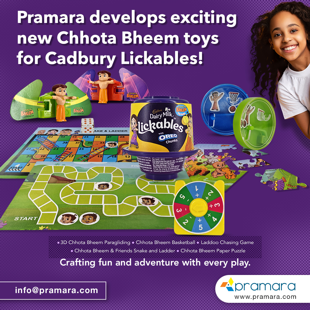 pramarap's tweet photo. Pramara Brings Chhota Bheem to Life with Fun New Toys!
#promotionaltoys #giftwithpurchase #CadburyLickables #PramaraToys #LickablesToys #CraftingFun #ChhotaBheemToys #KidsToys #CreativePlay https://t.co/sXT48S3Nl6