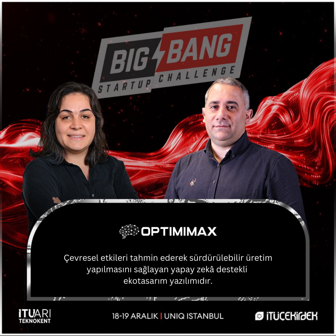 Endüstriyel dönüşümün öncüsü olacak girişimlerle tanışmaya hazır mısın? ⚙️🚀

MACHINERY &amp; AI Stage’de teknoloji ve inovasyonun gücüyle sektörü değiştirecek girişimler seni bekliyor! 🏗️

📅 18 – 19 Aralık
📍 Uniq İstanbul
🎟️ Hemen kayıt ol 👉🏻 bit.ly/3ZU5DEZ

#İTÜÇekirdek