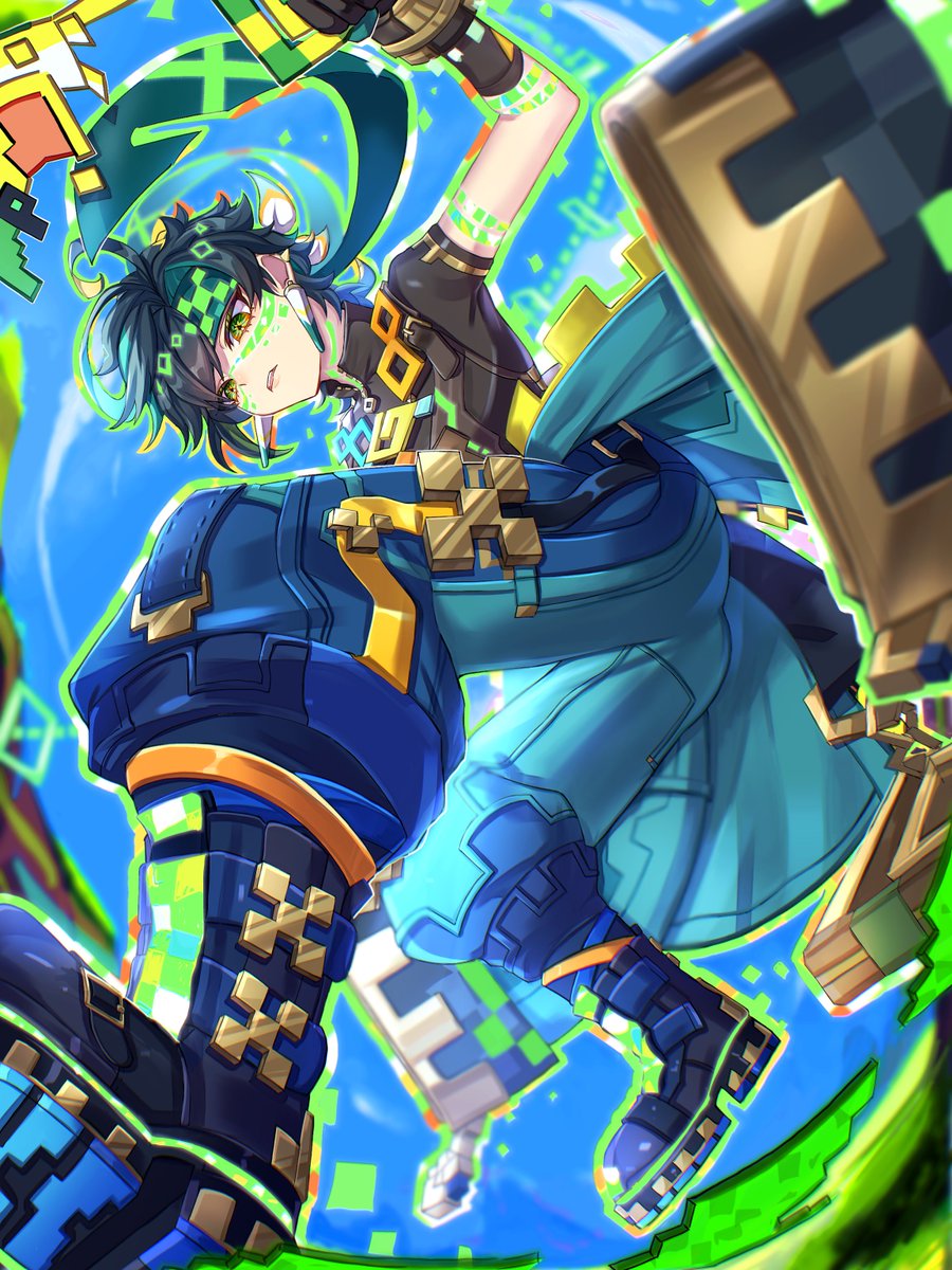 loup07L's tweet image. 獲物だ　　　　
#Kinich      ※再掲