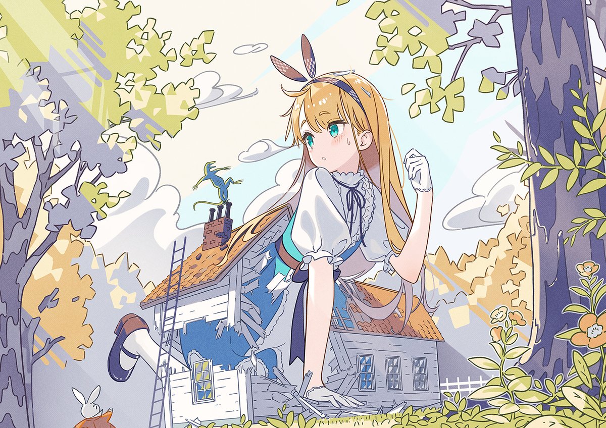 wakuseiac's tweet image. おうち壊しちゃったアリス