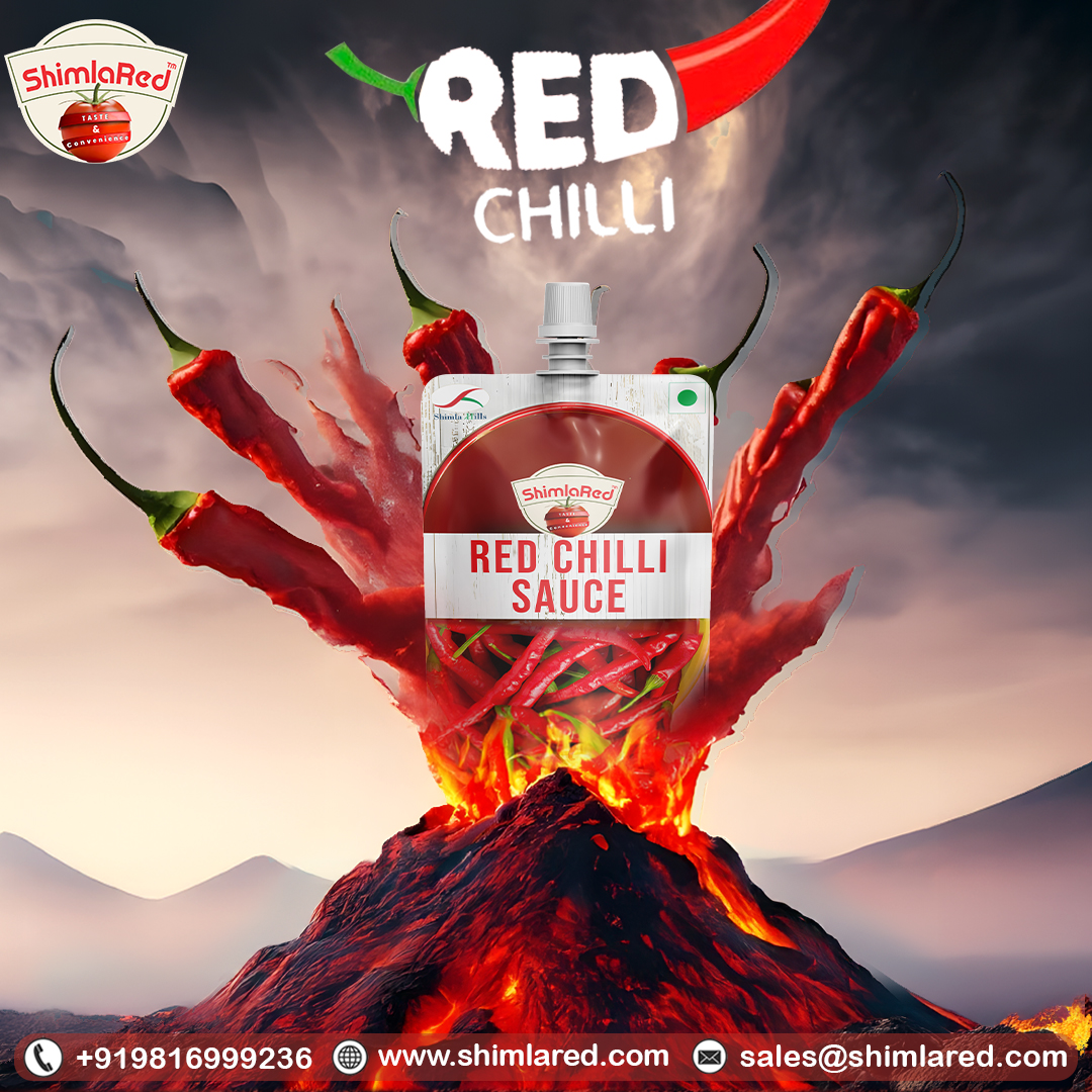 ShimlaRed's tweet image. Why settle for ordinary when you can add some 🔥to your plate? 🍽️ 🌶️ ShimlaRed Red Chilli Sauce brings bold flavours to every bite. 🍛✨ From snacks to meals, it's the spice your food deserves.

#ShimlaRed #RedChilliSauce #RedChilli #Sauce #Spicy #HotSauce #Snacks #Meals