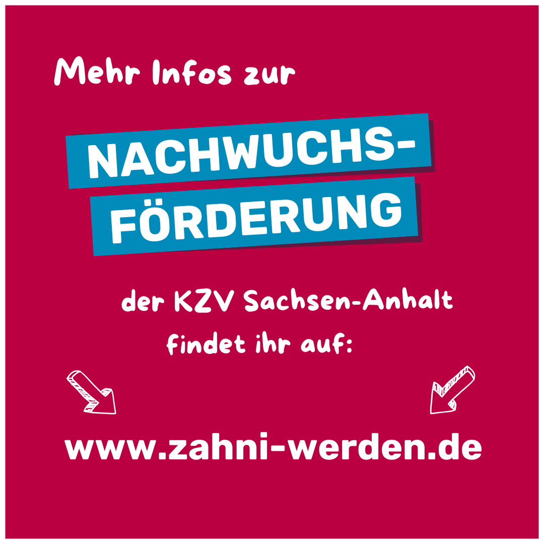500 € monatlich für angehende Zahnärzt*innen? Die Stadt Zerbst/Anhalt macht’s möglich! Walli Böhme ist die erste, die durchstartet. Gratulation! Gemeinsam mit Bürgermeister Andreas Dittmann und unserem Vorstandsvorsitzenden wurde der Vertrag unterzeichnet.
