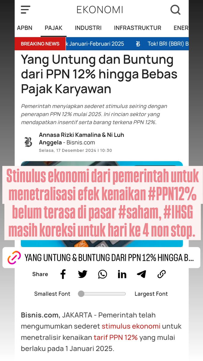 andri_zakarias's tweet photo. View IHSG #ADMR #ADRO #BBCA #BBRI #BMRI #BBNI #BREN #BRPT #BUMI #DAAZ #SSIA #ASII #UNTR #DOID #PTRO. Crypto #BTC #ETH #DOGE #ONDO #VIRTUAL #XMR #PEPE #SOL #SHIB #AAVE #BGB
#CTASaham
#IDX
#Saham
#IHSG
#tradingsaham
#astrocyclectasaham
#trading
#trader
#dividen
#crypto
#investor https://t.co/IwggSjKD1E