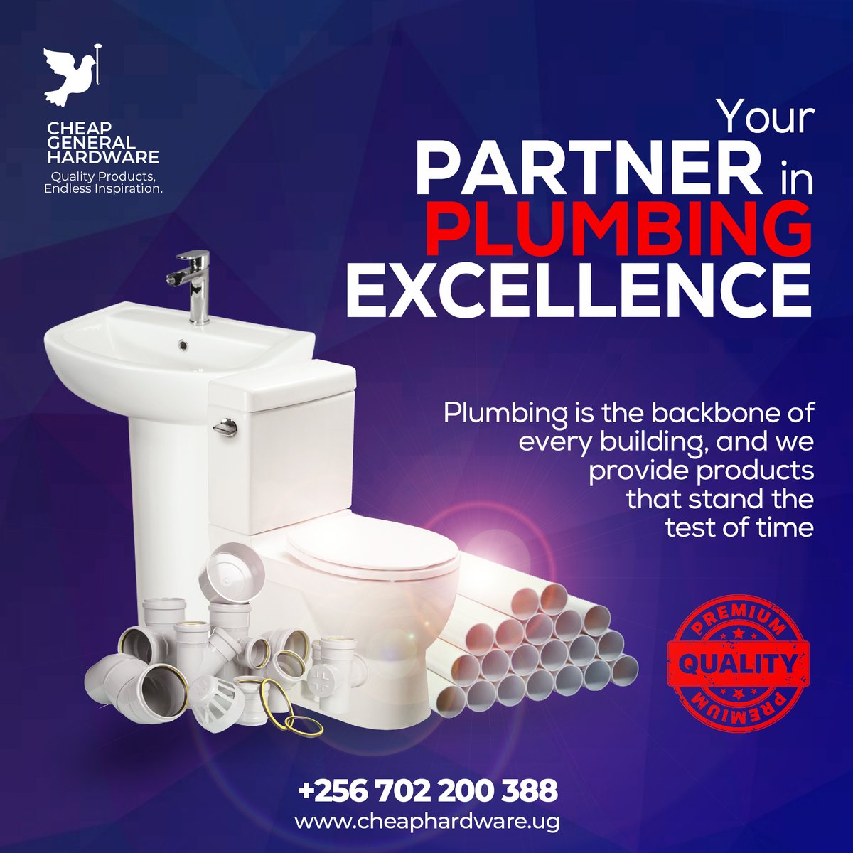 cheap_hardware's tweet photo. Strong foundations start with top-tier plumbing. That's why we sort only high-quality pipes, fittings, and accessories to withstand the rigors of everyday use. Whether it’s a busy household or a high-pressure environment, we’ve got your needs covered. #ZimbaneCheap #Plumbing https://t.co/i31Ns85gDm