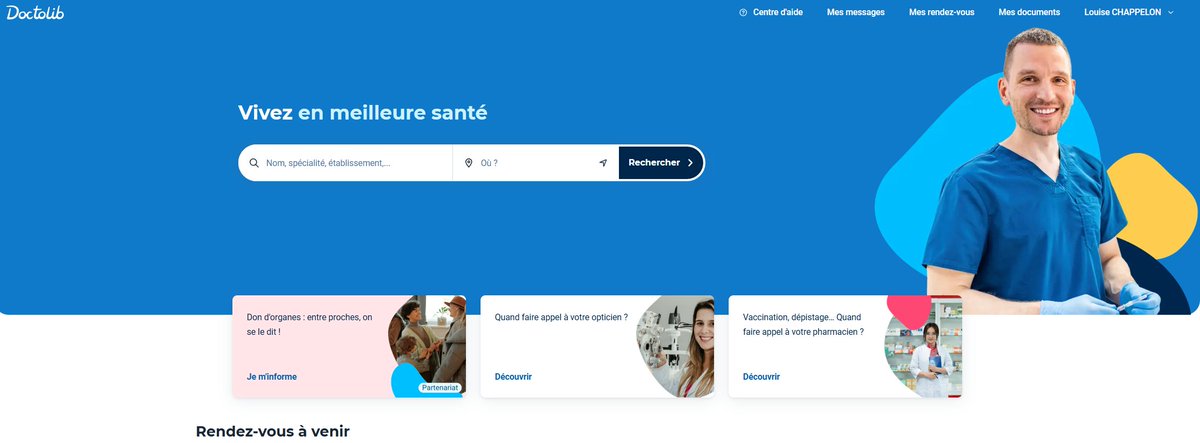 💚 Une collaboration qui nous tient à coeur 

📣 Une communication sur les dons d’organes est disponible sur le site de <a href="/doctolib/">Doctolib</a> : doctolib.fr/sante/don-orga…