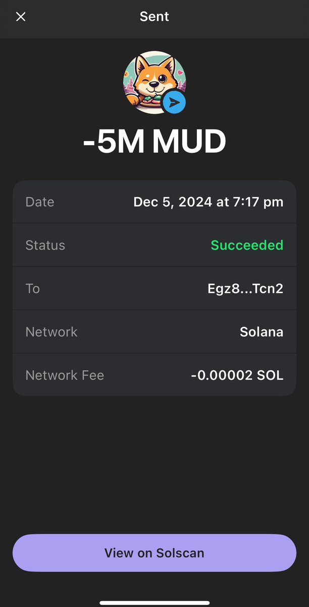 MuskdogeSol1's tweet photo. $MUD Public Presale is Live! 🔥🚀 
 
Send SOL TO: 

DYW3AVfExQ2jzDaBEvuTFZjNeaE424yUh5gJQ1r5FdtZ

•⁠  ⁠Minimum 0.2 SOL
•⁠  Maximum 10 SOL 

Drop your Solana $SOL address below &amp; RT 👇🏻

First 1000 wallet gets 10,000 $MUD

CHECK YOUR WALLET IN 24 HRS https://t.co/Lf6KSrtjbc