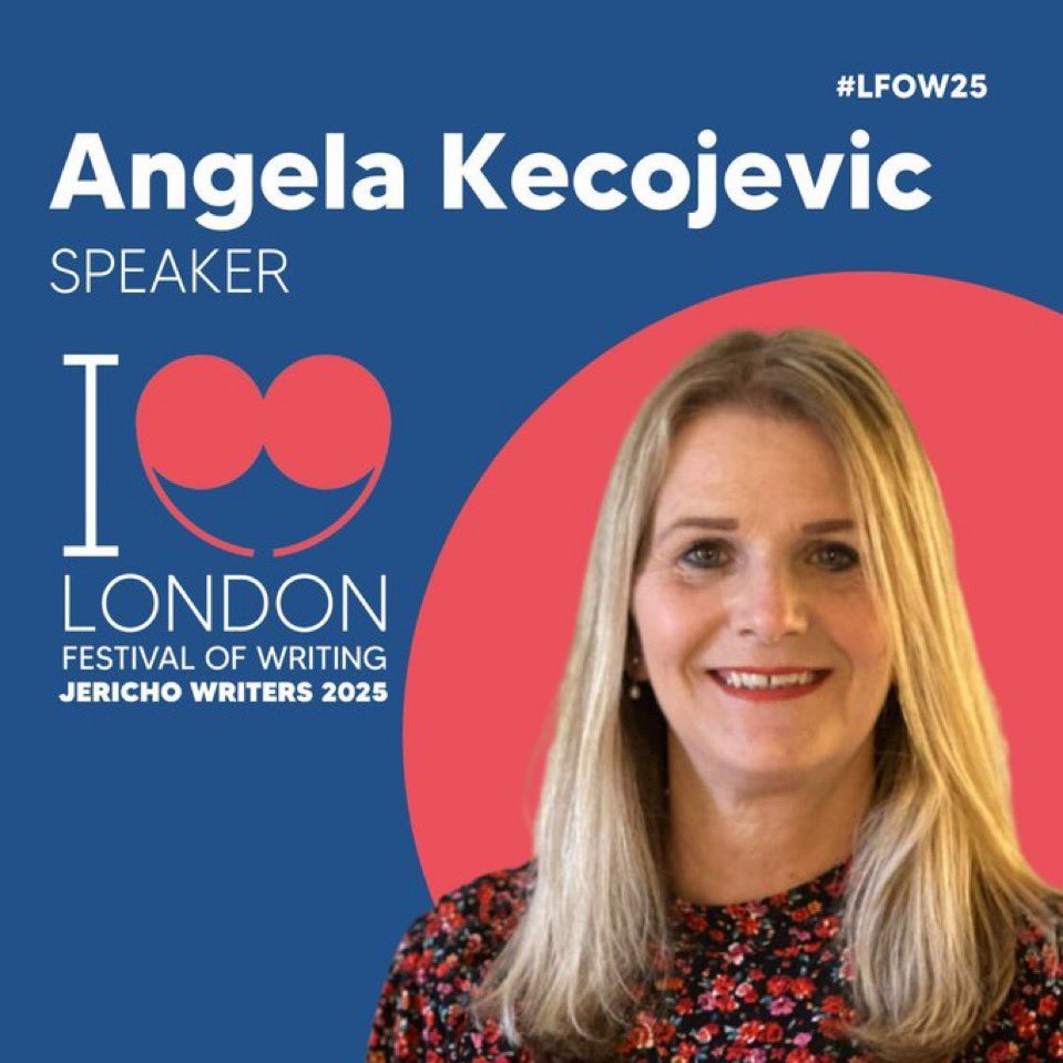Whoooooooop - exciting news! I’m a speaker at next year’s London Festival of Writing with @JerichoWriter  What an amazing way to head into the new writing year! And I get to chat about writing for children! 📚📚📚