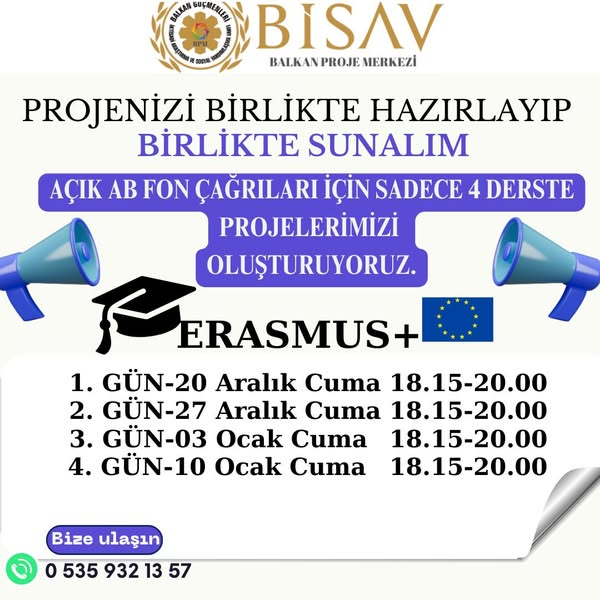 bisavvakfi2000's tweet photo. Bu Cuma Yenisine Başlıyoruz.
Kafasında bir fikri olan tüm gönül dostlarımızı Vakfımıza  bekliyoruz.
BİSAV BALKAN PROJE MERKEZİ olarak...
Balkanların, Ülkemizin ve insanlarımızın çözüm bekleyen sorunlarına dair Uzun zamandır düzenli ve Kararlı bir şekilde yaptığımız çözüm arayışlarımıza devam ediyoruz...
Bizi takip eden ve destek veren siz dostlarımızla beraber 
Tüm bu çalışmalarımızı  Tamamen gönüllük usulüyle 
Dönem dönem yeni açılan Uluslararası AB Fon takvimi çağrılarına göre yapıyoruz.
Bu sefer de... 
ERASMUS+ için yola çıkıyoruz.
Vira Bismillah...

@tcbestepe  @TC_Disisleri  @tcmeb  @VakiflarGM  @AnkaraValiligi @hacibayramedutr  @Ankara_Vakiflar @MemurSenKonf @sagliksen @SSMahmutFaruk @yukselozkale @MemAnkara @hurriyetcomtr @ntv @anadoluajansi @ankahabera @trtbalkanbhsc @trtusa @trthaber @BTAnewsBG @TC_SofyaBE @hasandogantr @MuratErcan0606 @_fatihsahin @sirakayazafer @avhalukipek  @zeynepyildiztr @sebnembursali @isiksadikahmet @ekremselimler @kaan_yurteri