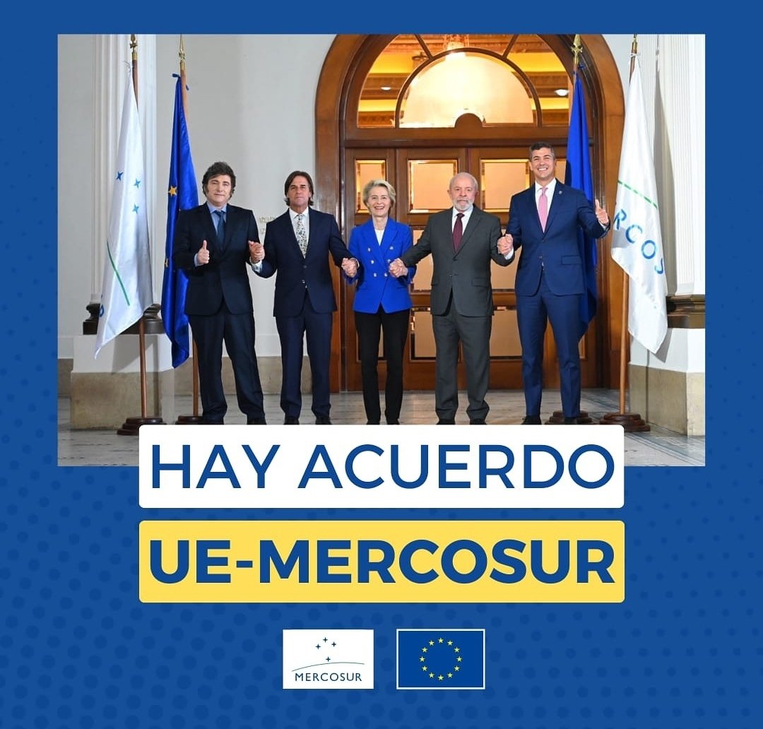 Sumar apoya las movilizaciones convocadas en defensa de la agricultura y la ganadería. Consideramos que España no debe ratificar el acuerdo de libre de comercio de la UE con Mercosur al ser una grave amenaza para el modelo de agricultura y ganadería social y profesional.