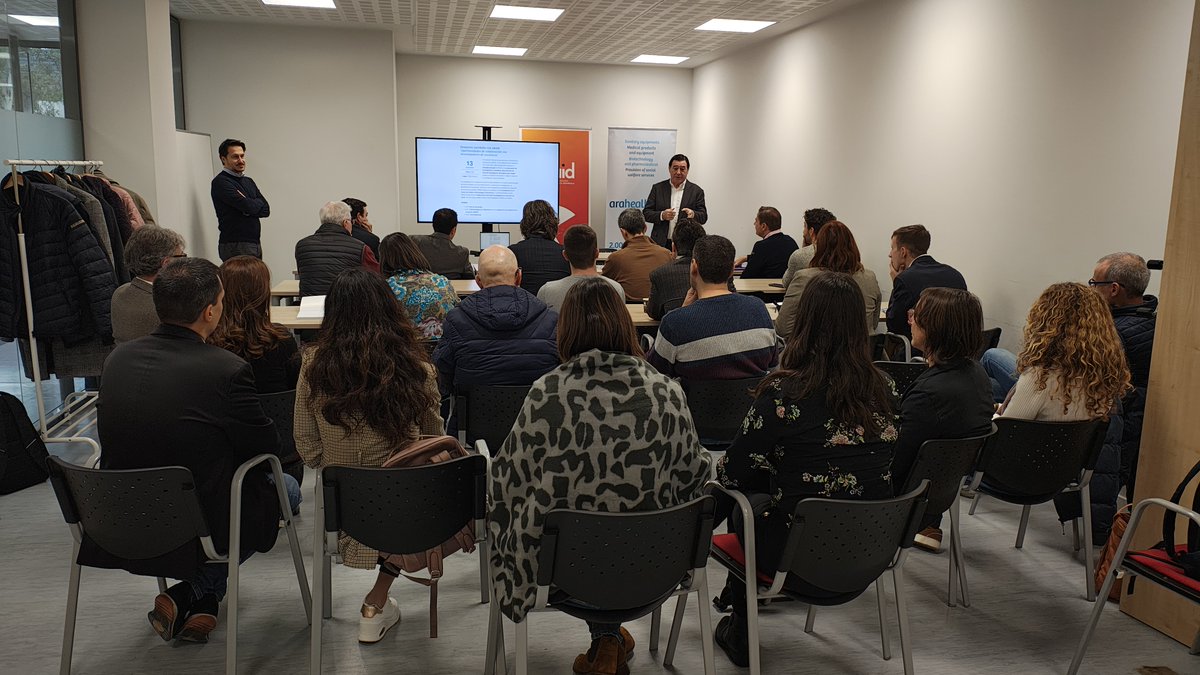 El viernes tuvo lugar la Jornada <a href="/Arahealth/">Cluster Salud Aragón</a>  Desayuno navideño con ARAID "Oportunidades de colaboración con investigadores de excelencia de la Fundación ARAID" para buscar la colaboración entre est@s investigadores y empresas del sector

Conoce ARAHEALTH‼️
arahealth.com