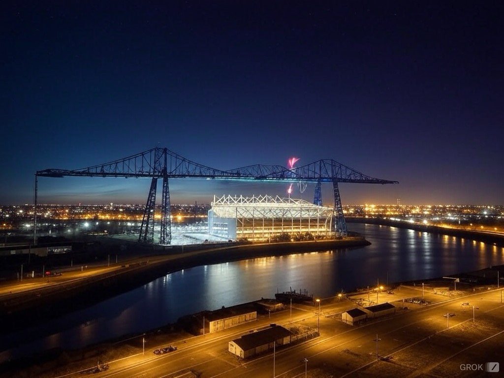 My first play with Grok 2 AI. Hasn’t quite got the Riverside or Transporter right - but this is the future for our iconic bridge!