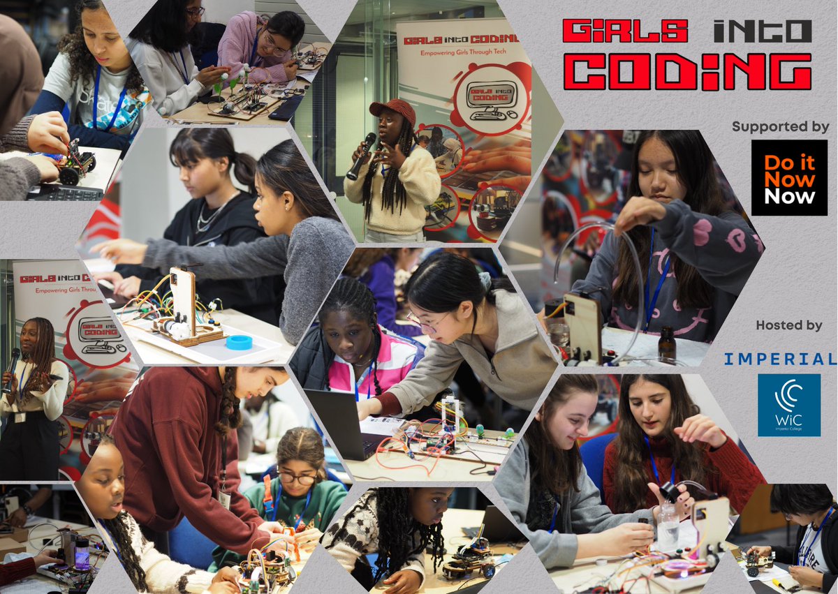 girls_into_coding (@girlsintocoding) on Twitter photo 🎉 What a way to wrap up 2024!
Our final Girls Into Coding event at <a href="/imperialcollege/">Imperial College London</a> was incredible! The girls explored robotics, AI, engineering & sustainability through hands-on workshops. Huge thanks to our mentors, speakers & partners for inspiring the next generation! #tech 🎉 What a way to wrap up 2024!
Our final Girls Into Coding event at <a href="/imperialcollege/">Imperial College London</a> was incredible! The girls explored robotics, AI, engineering & sustainability through hands-on workshops. Huge thanks to our mentors, speakers & partners for inspiring the next generation! #tech