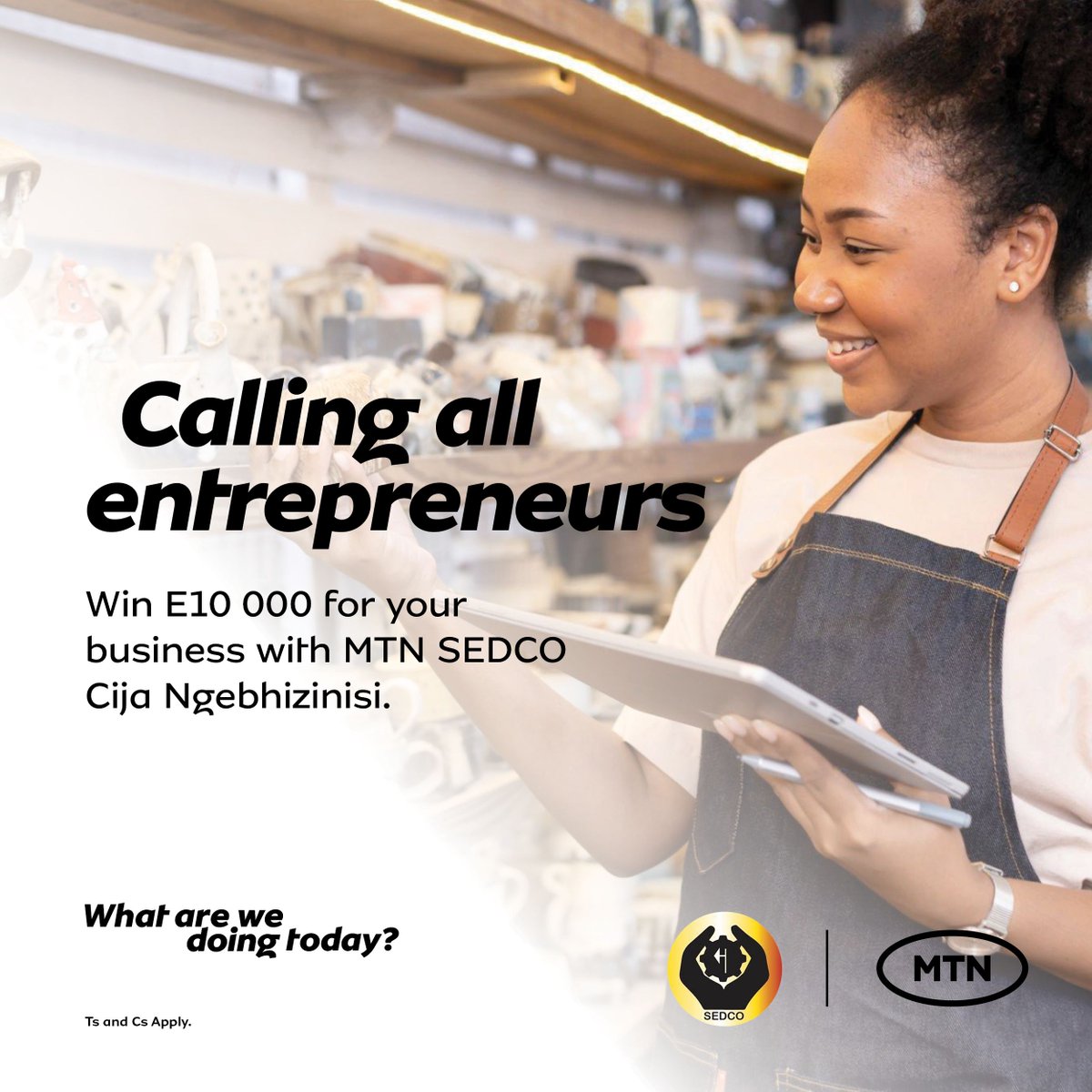 The Cija Ngebhizinisi Competition is NOW OPEN! 🎉

📝 How to apply?
Click the link below and complete the application form — it’s that simple
Apply here👉buff.ly/3OY0Agv 
Don’t miss out! This could be YOUR moment to take your business to the next level! 💪